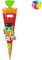 alles-meine.de GmbH Bastelset - Schultüte Farbe & Größe wählbar 70/85 / 100 cm - lustige Eule - Farbe frei wählbar - Bastelschultüte - Zuckertüte zum selber Basteln Bemalen..