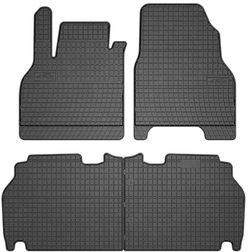 MOTOS Alfombrillas de Goma para Renault Kangoo II 2007-2021 Mejora tu Comodidad de Viaje con la Alfombrilla Antideslizante para Coche- Alfombrillas de Coche para Varias Estaciones