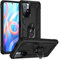 JIAFEI Funda Compatible con Xiaomi Poco M4 Pro 5G, Robusta Caja Híbrida PC + TPU de Doble Capa Carcas, Negro