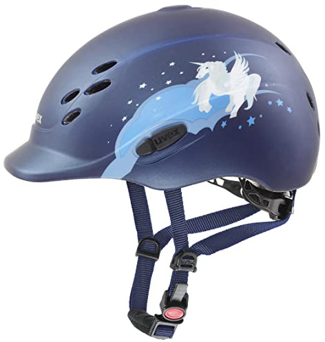 uvex onyxx Kinderreithelm, Unicorn Navy, 49-54 cm