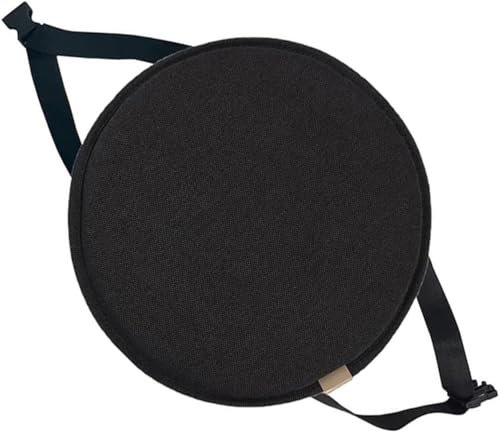 Set di 1/2/4 cuscini rotondi per sedie da pranzo,Cuscino della sedia cuscino rotondo dello antisdrucciolevole della sedia con le fibbie delle cinghie elastiche ( Color : 3# , Size : 1PCS_35CM/13.8INCH