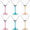 LEONARDO HOME Brera Cocktailschale, 6er Set, spülmaschinenfestes Cocktailschalen-Set, hochwertiges & modernes Cocktailschalenset, modische & bunte Cocktailgläser für Zuhause, Partys, 230 ml, 046982