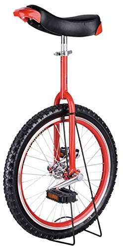 Enhjuling, 24/20/18/31 tums halkfria hjul mountainbike-däck for självbalanserande träningscykel(Rosso,18inches)