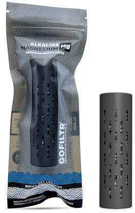 GOFILTR Magnesium Alkaline Water Infuser - 9.5 pH + Electrolytes for Any Water Bottle/Small Pitcher, 750 Refills / 3 Months, Ionized Mineral Water Infuser (Original 1 Pack)