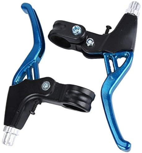 auvstar Bremshebel,Fahrrad Bremshebel Brake,Vollaluminiumlegierung Universal Fahrrad Bremsgriff Gebirgsstraßen Fahrrad Handgriff Bremse Bremshebel 2.2cm Durchmesser Fahrradteile. (Blau)