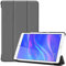 SATURCASE Case for Huawei MediaPad M5 Lite 8.0, PU Leather Flip Foldable Folio Stand Slim Light Weight Protective Tablet Cover (Gray)