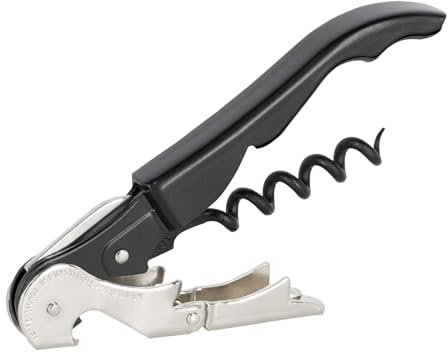 PULLTAP'S Genuine Classic 500 Kellner-Korkenzieher für den professionellen Gebrauch, hergestellt in Spanien, mit doppeltem Gelenkhebel, Folienschneider und Flaschenöffner