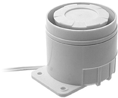 Ruilogod Sirena compacta de 3,5 mm de salida de audio para el sistema de alarma de seguridad doméstica