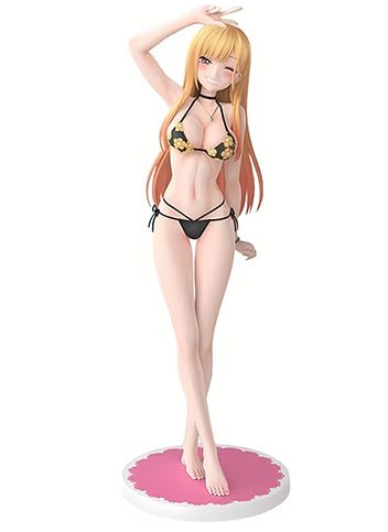 Jiumaocleu My Dress-Up Darling Kitagawa Marin Figura Modello - Costume da bagno Stile Anime Statua - Fatto a mano, da collezione, decorazione da scrivania per i fan