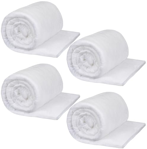 Palonu Snow Blanket, 2 Roll 3 x 8 Ft Artificial Snow Blankets for Christmas Decorations - Thick White Soft and Fluffy Fake Snow Cover for Under Tree Xmas Decor, Holiday and Winter Village Displays
