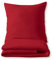Luxuriöses Bettset aus Mako-Satin 100% Baumwolle 135x200 155x220 200x200 200x220, Größe:135 x 200 cm, Farbe :Rot