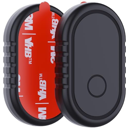 2-pack för Samsung Smart Tag 2 självhäftande fäste, ABS vattentätt fodral med 3M självhäftande klistermärke klistra på bil/cykel/bagage och mer för Galaxy Smart Tag 2, dold Smarttag2 full