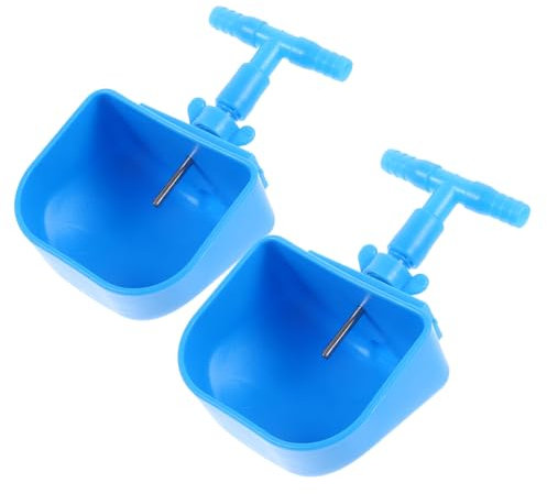 Abaodam 2stücke Automatische Kaninchen-wassertöpfe Praktische Wassertränke Für Kleine Tiere Für Käfige Langlebiger Kunststoff-wasserspender Für Kaninchen