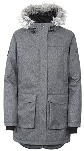 Trespass Womens Parka Jacket Waterproof Longer Length Thundery