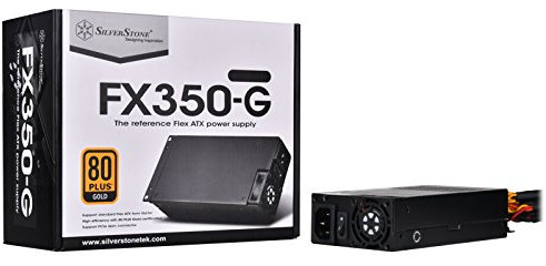 SilverStone SST-FX350-G - Flex Serie, 350W 80 Plus Gold geäuscharmes PC-Netzteil mit 40mm-Lüfter
