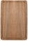 Chstarina Tabla de Cortar Cocina, Tabla de Carne Madera, 30 x 20 x 1.5 cm, tabla de picar, Madera de Bambú, Tabla de Madera para Cortar Carne, Verduras, Pan