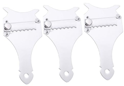 CHICAMPERA 3 piezas Rallador de Trufas y Queso Inoxidable con Mango Ergonómico Antideslizante para Verduras Chocolate y Herramienta Multifuncional para Repostería y Cocina