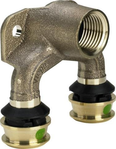 Viega Raxofix Doppel Wandscheibe 20 x 1/2 x 20 Pressfitting