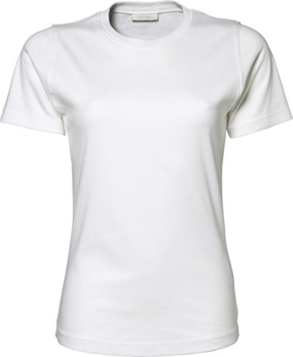 Ladies Interlock – Camiseta blanco large