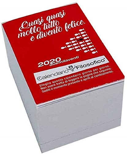 Calendario Filosofico 2020 Giornaliero Formato Mignon A8 7x5 cm