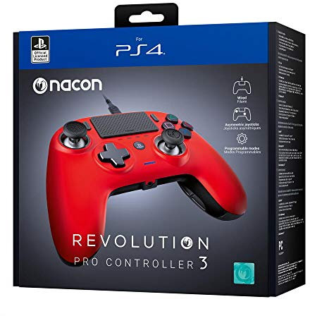 NACON REVOLUTION PRO 3 OFFICIAL CONTROLLER PS4 - RED