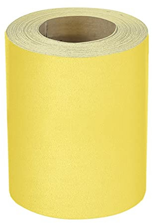 Mirka Yellow Papier abrasif rouleau / 93mm x 5m / 1 rouleau / P180 /Ponçage de bois dur, bois tendre, peinture, mastic, plastique
