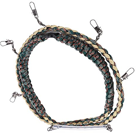 AMONIDA Cuerda de Pesca con Mosca, Nailon Trenzado Universal de Liberación Rápida para Pesca con Mosca, Herramientas de Soporte, Práctico Portátil para Accesorios de Pesca