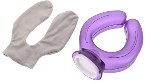 LRXIYODE U Shaped Hot Water Bottle Neck Pillow with Thermal Retaining Material Reusable Heat and Cold Pack for Shoulder Relief Lightweight Portable Water Hand Warmer Wrap with Ergonomic
