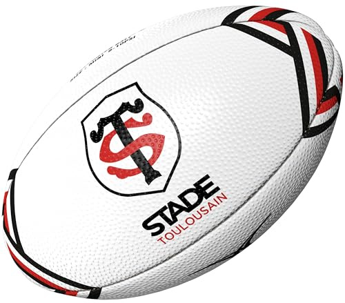 Gilbert Mini Ballon de Rugby Toulouse - Collection Officielle Stade TOULOUSAIN