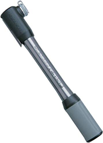 Topeak Pocket Rocket DX II Mini Bike Pump – High-Pressure 160 psi, Dual-Density Comfort Handle, Butted Aluminum Barrel, Compact 8.7” Size with Mounting Bracket, for Road Riders