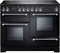 Rangemaster Kitchener 110cm Electric Range Cooker with Ceramic Hob - Black