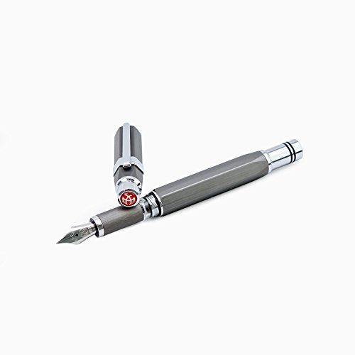 Twsbi Precision Gun Metal, Füllfederhalter M (Medium)