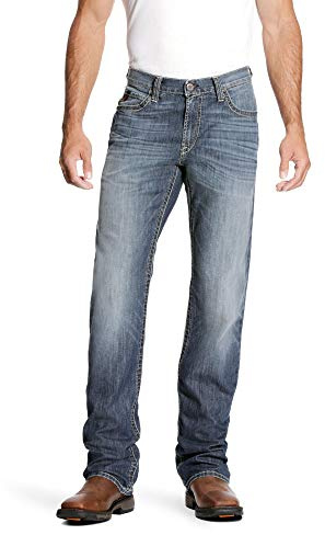 ARIAT Men's Flame Resistant M4 Relaxed Stretch DuraLight Boundary Boot Cut Jean