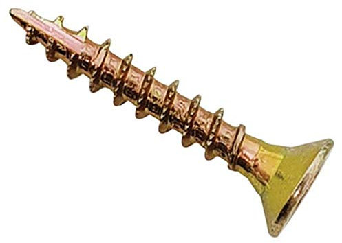 Spectre Advanced Lot de 200 vis à bois multi-usages Jaune zinc passivé 3,5 x 20 mm