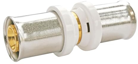 SOMATHERM FOR YOU, Manchon égal à sertir pour tube multicouche Ø26 mm - Raccord multiprofil U, H, TH - Sécurité d'étanchéité avec joints toriques - Norme NF 545 - Pression max 10 bars