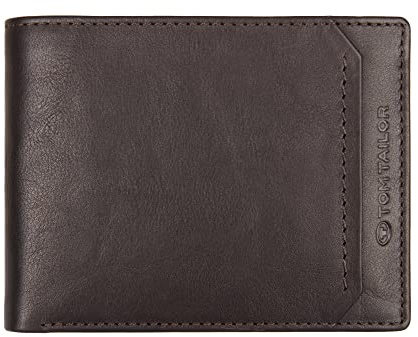 TOM TAILOR Sam Herren Geldbörse Querformat Mittelgroß Braun