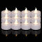 50 velas LED de té, inicio de la batería, sin llama, realista, brillante, parpadeante, lámpara de vela eléctrica, lata de larga duración, 300 horas de luz blanca cálida, bodas, fiestas, festivales,