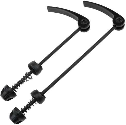 2 Piezas Bike Cierres Rápidos, Bicicleta Palanca Liberación Rápida, Pinchos de Liberación Rápida de Aleación, Eje De Rueda Delantero Y Trasero,para Bicicleta De Montaña Y Carretera