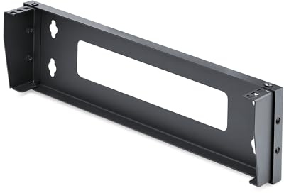 StarTech.com Rack Vertical de Montaje en Pared 1U para Servidores y Equipo de 19 - Capacidad de 55kg para Paneles de Parcheo