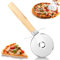 Roulette Pizzas, Découpe Pizza en inox, Coupante Couteau de Pizza, Pizza Cutter, pour Coupe de Pizzas, Tarte, Gâteau, Gaufres,Lavable au lave-vaisselle