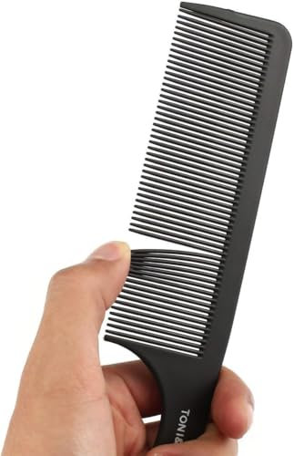 Black Plastic Hairdresser Tail Comb Haircut Hairdresser Comb Teasing Styling Ideal for Separation Cutting Back Combs Hair Care, Styling Tools
