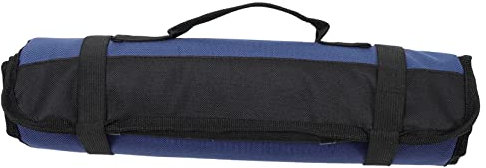 Didiseaon Bolsa Enrollable Para Cuchillos Con Ranuras Organizador Portátil De Oxford Resistente Maletín Multiusos Para Chefs y Uso Cocina Profesional