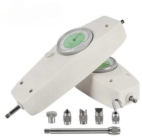 EDEDE Digital Force Gauge Push Pull Force Meter 10N-500N Analog Force Gauge Push And Pull Testing Meter Dynamometer(NLB-100)