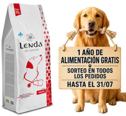 Lenda Vet Hepatic 2kg - Pienso Veterinario para Perros Adultos de Todas Las Razas - Pienso Natural hepatico con Probioticos, Glucosamina y Condroitina - Contenido Moderado de Proteinas