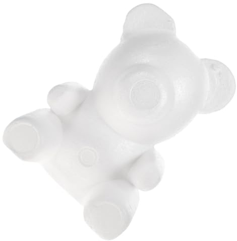 MOKKHNB Orso di Gommapiuma Rosa per Sculture e Decorazioni Fai da Te in Matrimonio Kit Completo per Artigianato