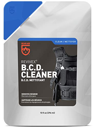 GEAR AID Revivex B.C.D. Cleaner and Conditioner for SCUBA and Dive Equipment, 10 fl oz