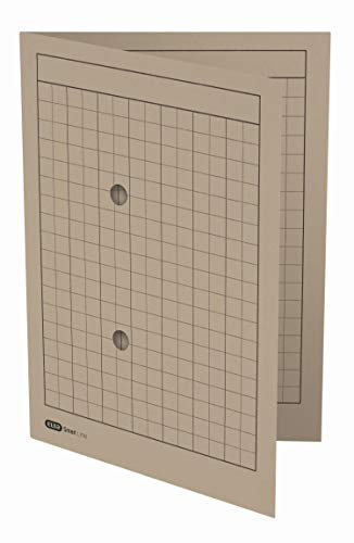 Elba Umlaufmappe, A4, 2 Sichtlöcher, Recyclingkarton, grau, 50 Stück