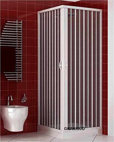 ROLLPLAST PINTO PVC Duschkabine 100x100 mit zentraler Öffnung Mod. Acquario