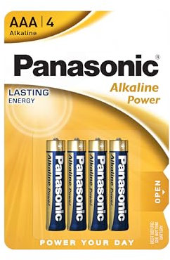 Panasonic - Alkaline Power ministilo, confezione da 4
