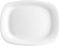 Bormioli Rocco 431240F26321990 Piatto 34x24 Parma Bianco DISHWARE_PLATE, Glas, Weiss/opulenter Garten